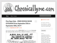 Tablet Screenshot of chronicallyme.com